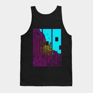 Dar es Salaam, USA City Map Typography - Neon Tank Top